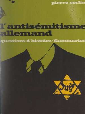 cover image of L'antisémitisme allemand